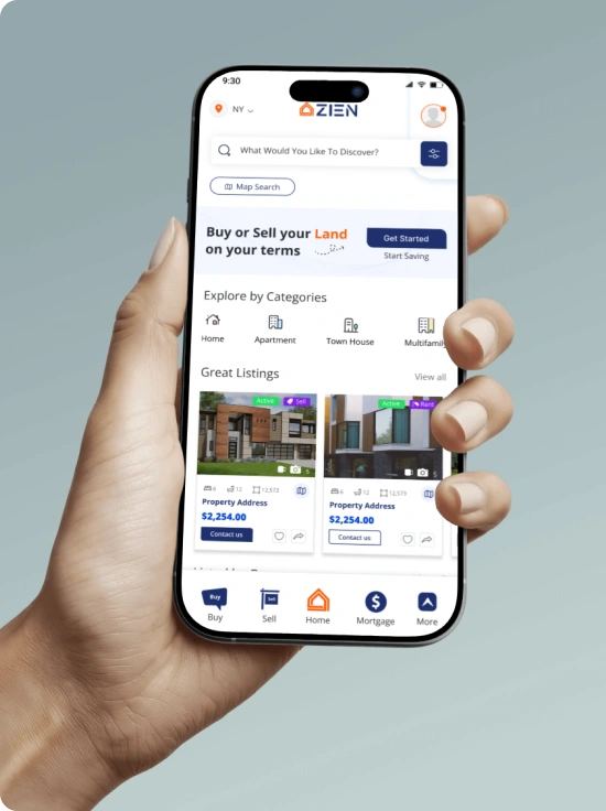 iOS App Mockup