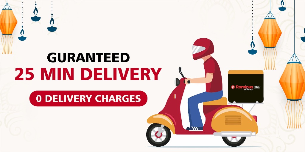 Rominus Pizza Delivery Brand Representation
